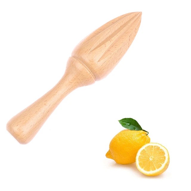 Exprimidor de madera de limón exprimidor manual extractor de jugo de naranja fruta escarpadores ToAGUL