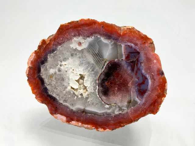 Achat, Kerrouchen, Atlas, Marokko Mineralien (9,0 x 6,8 x 5,0 cm)