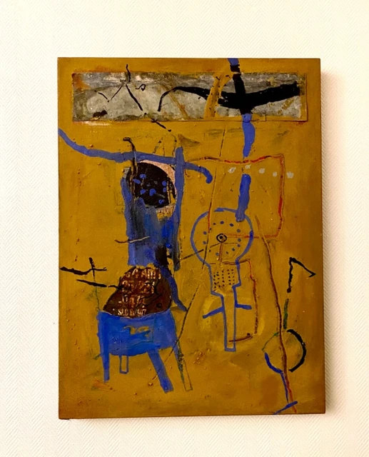 Richard Texier Technique mixte sur toile 