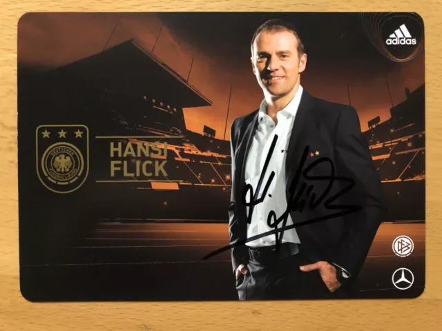 Hansi Flick AK DFB 2010 Autogrammkarte original signiert