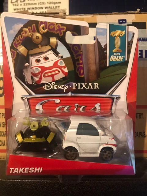 DISNEY PIXAR CARS 2 Takeshi Super Chase (1 of 4000) Mattel 1.55 Scale ...