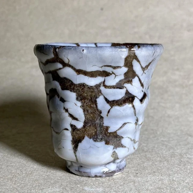 李朝　抹茶碗　鮫肌　大碗　茶道具　アンティーク抹茶碗　蔵出し　在銘　１客 李朝 抹茶碗 鮫肌 大碗 茶道具 アンティーク抹茶碗 蔵出し 在銘 1客
