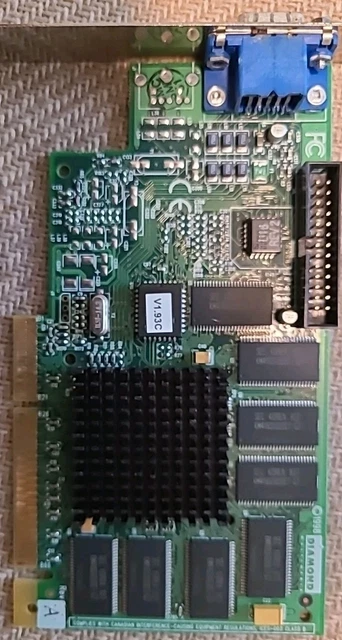 DIAMOND VIPER V550 16MB SGRAM nVIDIA RIVA TNT AGP