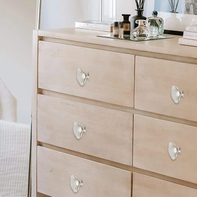 Lot de 20 boutons de porte d'armoire design contemporain pour armoires de meuble