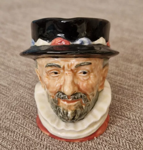 Vintage Royal Doulton Miniature Beef Eater Toby Jug