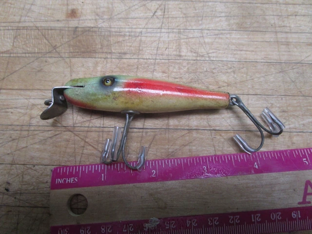 vintage creek chub pikie minnow lure Unusual Color Rare