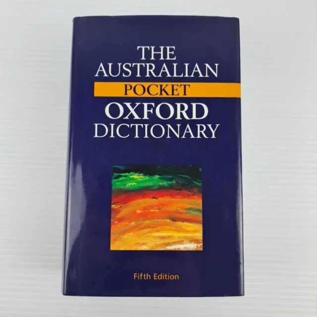 The Australian Pocket Oxford Dictionary By Bruce Moore Hardcover Fifth Edition