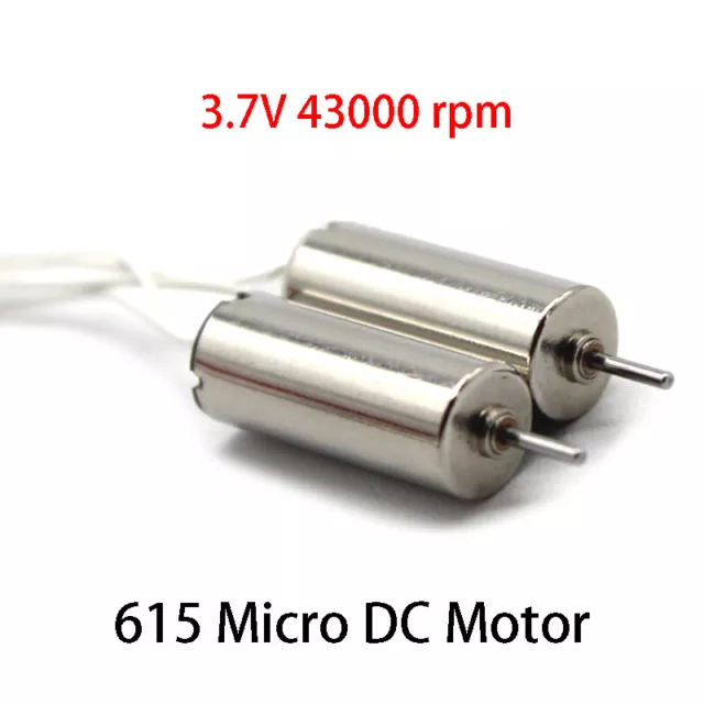615 Micro DC Motor 3.7V 43000 rpm High Speed Large Torque With Cables DIY Model