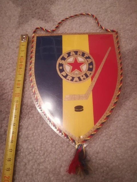 Gagliardetto Pennant Fanion Baniderin Calcio Sparta Praga Praha 90