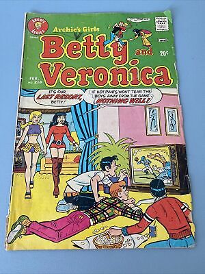 Archies Girls Betty And Veronica 218 (Archie Comics) 1974 Hot Pants Cover
