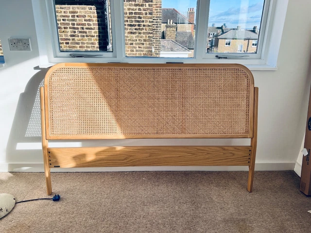 JOHN LEWIS RATTAN bed frame King Size- oak New and boxed with Classic ...
