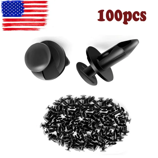 100pcs Retainer Clips Screw For Saturn Ford Chrysler Dodge Jeep Plymouth Lincoln