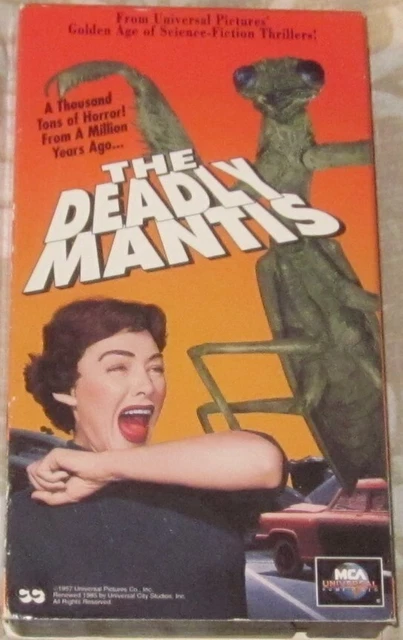The Deadly Mantis (Pre-Viewed Sci-Fi/Horror VHS, 1993)