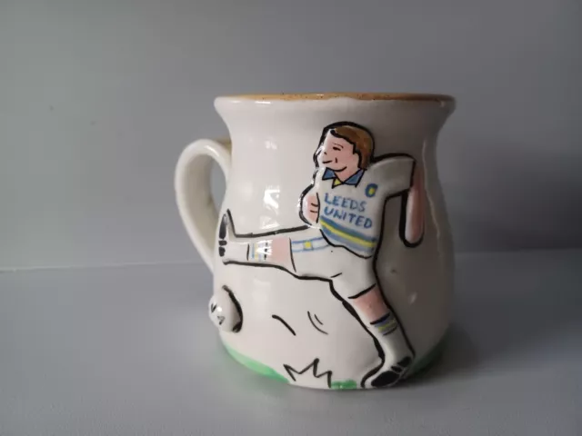 Pretty Ugly Mug Pottery : Leeds United Sharp - Made In Wales