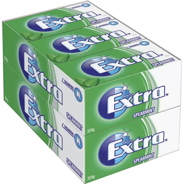 Wrigleys Extra Chewing Gum Spearmint Flavour 14 Pieces X 24 Pack 3