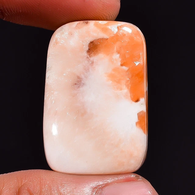 Natural Scolecite Cushion Cabochon Loose Gemstone 38.45 Ct. 30X20X7 mm AAS-4462