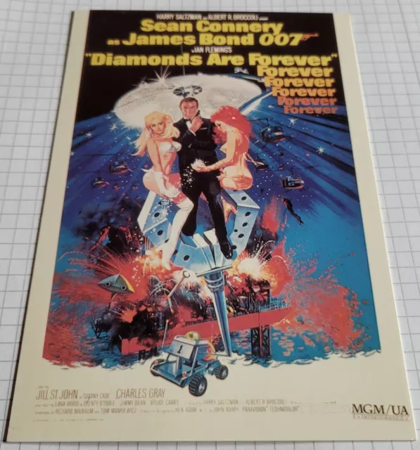 AK Filmplakat :: 007 JAMES BOND - DIAMONDS ARE FOREVER - FilmPostKarte #2422