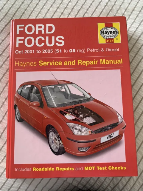 Haynes 4167 Ford Focus 2001 - 2005 Petrol and Diesel Repair Manual 51 to 05 reg