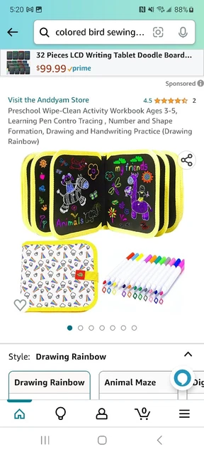 Dry Erase board activity for children