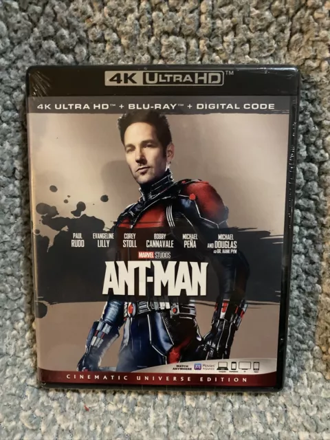 Ant-Man (4K UHD+Blu-ray+Digital,  2016, 2-Disc Set) Sealed