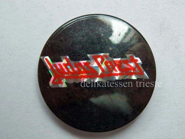 JUDAS PRIEST PRISMATIC crystal pin's judor priest heavy metal vintage pin badge