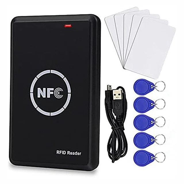 Rfid Reader Writer Lettore/Scrittore RFID Portatile 125 KHz - Duplicatore Chiavi E Schede