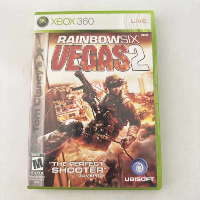 Tom Clancy's Rainbow Six Vegas 2 Microsoft Xbox 360 FREE POSTAGE