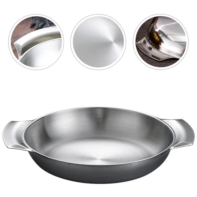 HEMOTON Marmite à Ramen Coréenne 20cm Aluminium Doré - Cuiseur Rapide Pour Camping Et Pique-Nique
