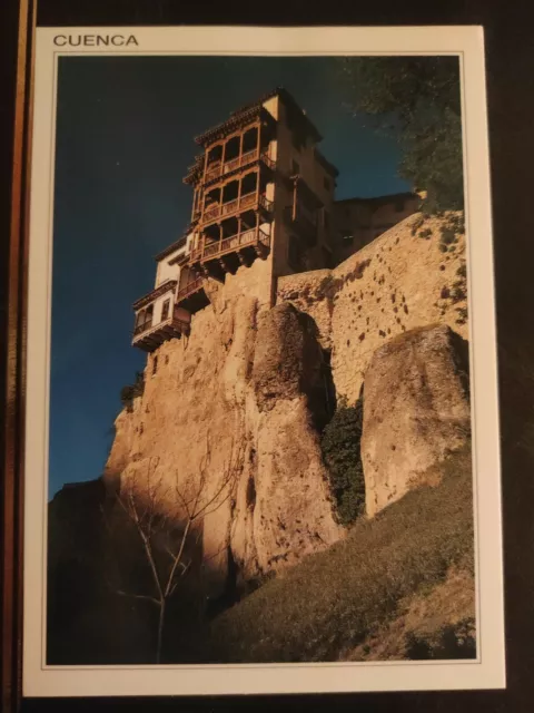 Tarjeta Postal De Las Casas Colgadas De Cuenca