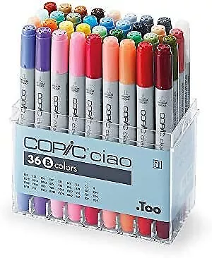 Copic Sketch Ciao Alcohol Based Markers 36-colors B-Set 12503004 Japan Too Gift