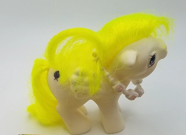 My Little Pony G1 Baby Surprise Pegasus Single Purple Glitter Balloon w Necklace