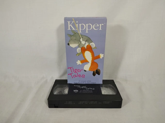 Nick Jr Kipper Tiger Tales VHS 2001 Nickelodeon Mick Inkpen Kipper The Dog