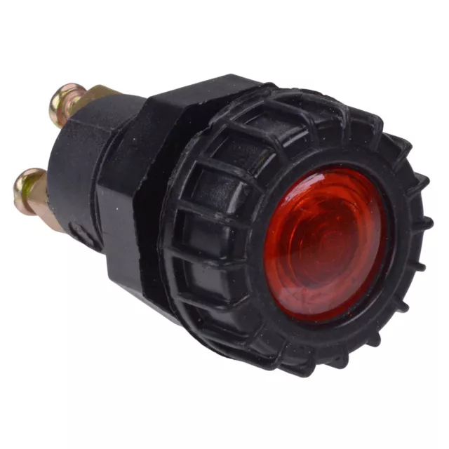Rouge Automobile 17mm Panneau Indicateur Lumière 12V