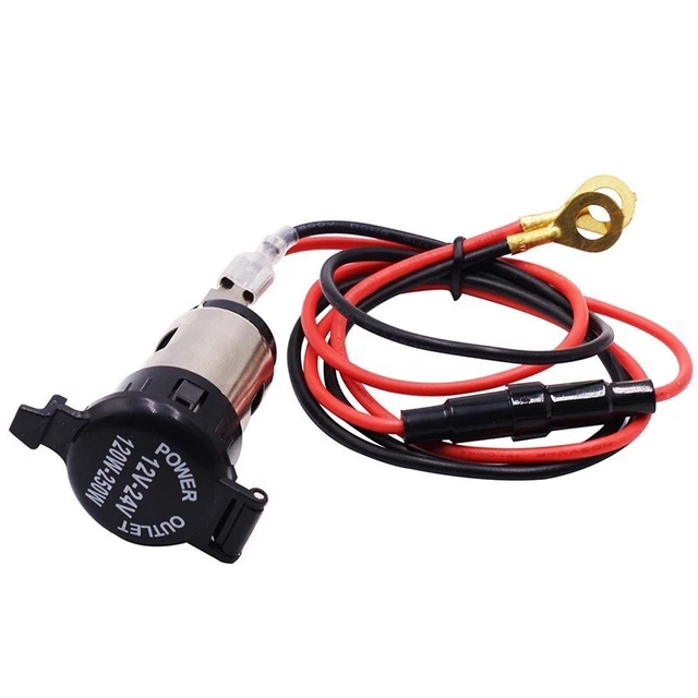 Convertisseur 12V 10A – Transformateur 220V Vers Prise Allume-cigare 120W – Alimentation Pour Voiture