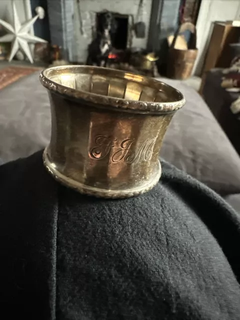 Antique Vintage Silver Hallmarked Napkin Ring