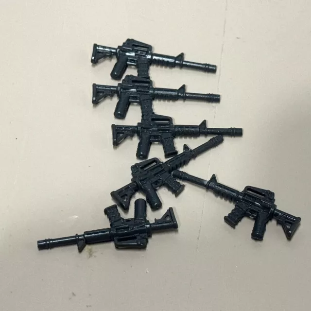 Lot 6pcs Halo Mega Construx COD Call Of Duty Assult Rifle Weapon Accessory Toys