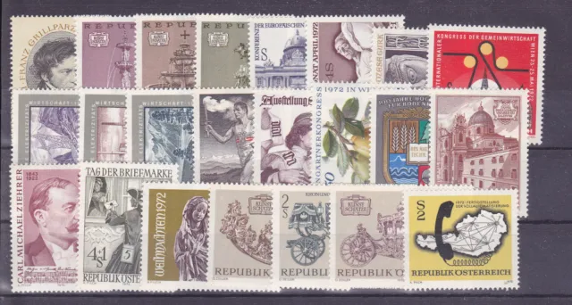 Österreich  Lot aus dem Jahr 1972  postfrisch siehe  Scan