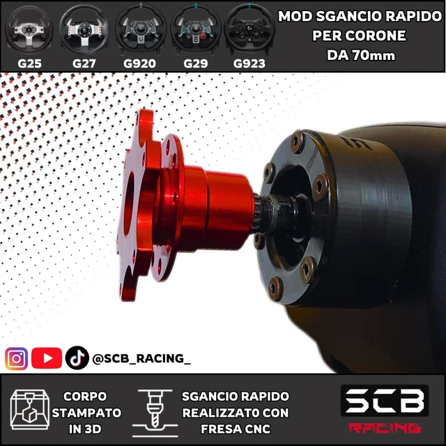 Volante Morsetto Vite Bullone Ricambio Per Gioco Da Corsa Volante per Logitech Morsetto Fisso per Logitech G25 G27 G29 G920 G923