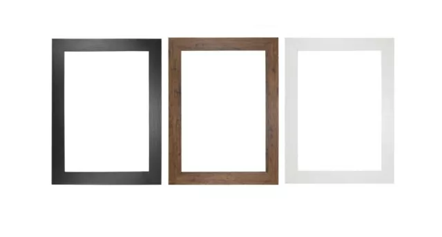 A1 A2 A3 A4 A5 30mm Black Photo Frame White Picture Frame  Poster Frames Walnut