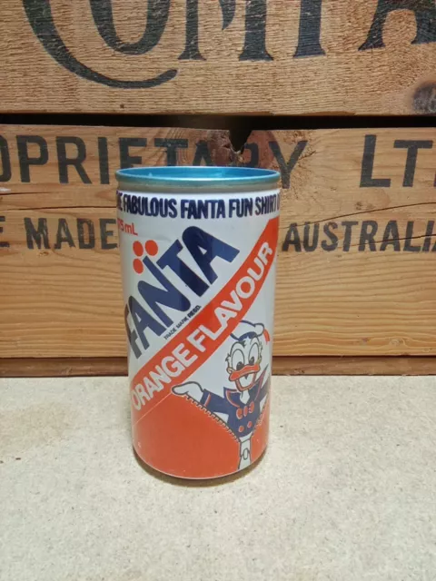 Vintage Fanta Donald Duck 375ml Can, Collectable Aluminium