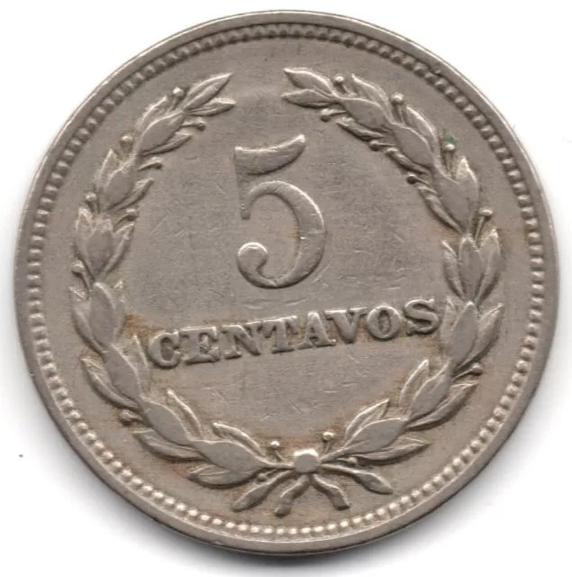 El Salvador - 5 Centavos 1956 (Philadelphia) - Francisco Morazán