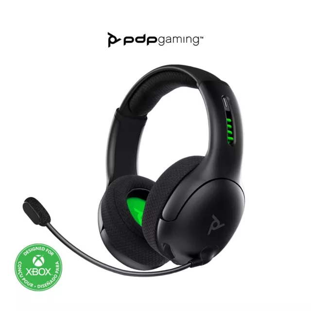 Headset PDP Gaming LVL50 drahtlos Kopfhörer für Xbox One Schwarz UNVOLLSTÄNDIG