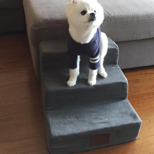 Escalera para perro antideslizante 3 pasos lavable para sofá grande escalón cama para mascotas I3E0