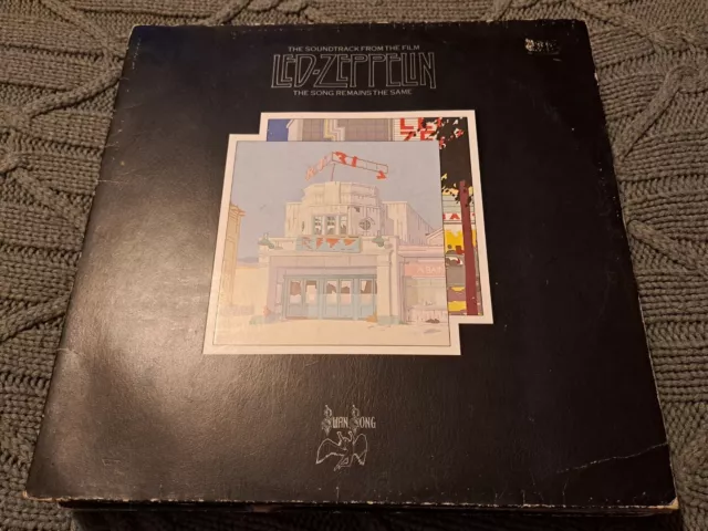 Led Zeppelin - The Song Remains The Same Soundtrack 2Xlp Ss 89 402 Reissue Vg+!