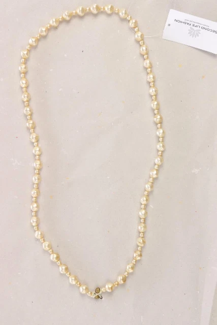 ✨ Second Life Fashion Halskette für Damen sehr gut creme ✨