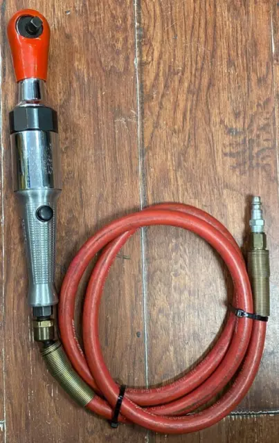 Snap-On Far72B 3/8" Heavy Duty Reversible Air Pneumatic Ratchet W/ Im2002 Hose.