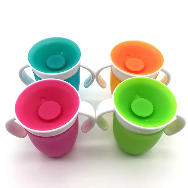 360 Baby Learning Drinking Cups Can Be Rotated Leakproof Child 'Water Cup Bottle