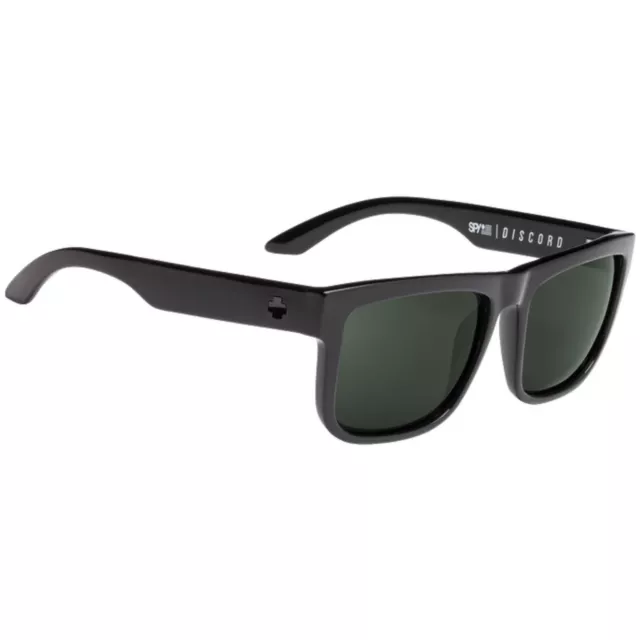 SPY Optic DISCORD Sunglasses Polarized SOSI Gloss Black HD+ Gray Green 3DAY SHIP