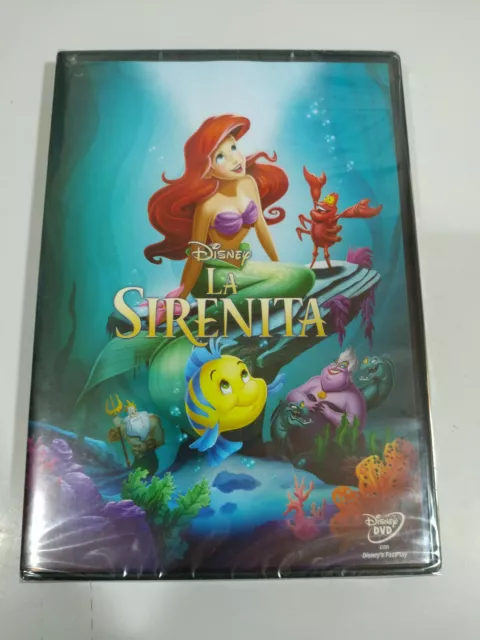 La Sirenita Walt Disney - DVD Region 2 Español Ingles Portugues Latino Nuevo 3T