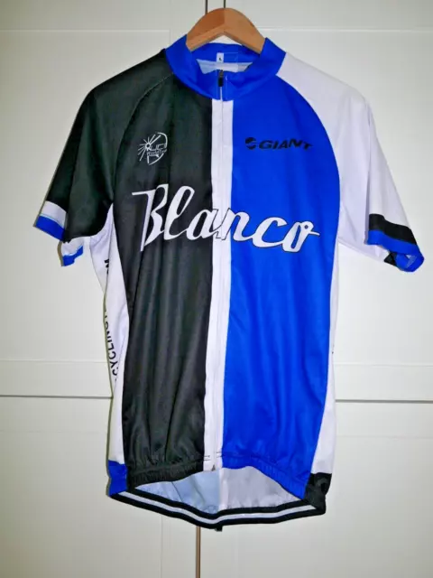 UCI Blanco Pro Team Kurzarm Fahrradtrikot Renntrikot Shirt Yersey Gr. L Giant